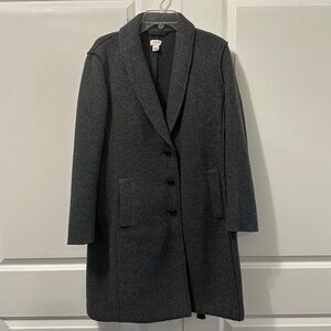 J Crew Factory Wool Blend Coat Size 10